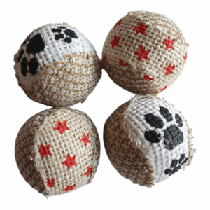 Rustic Paw speelballen  (set van 2)